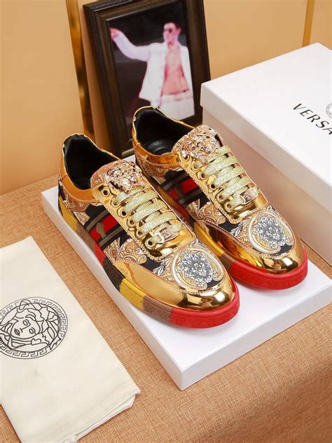 fake versace mens sneakers|high top versace sneakers men.